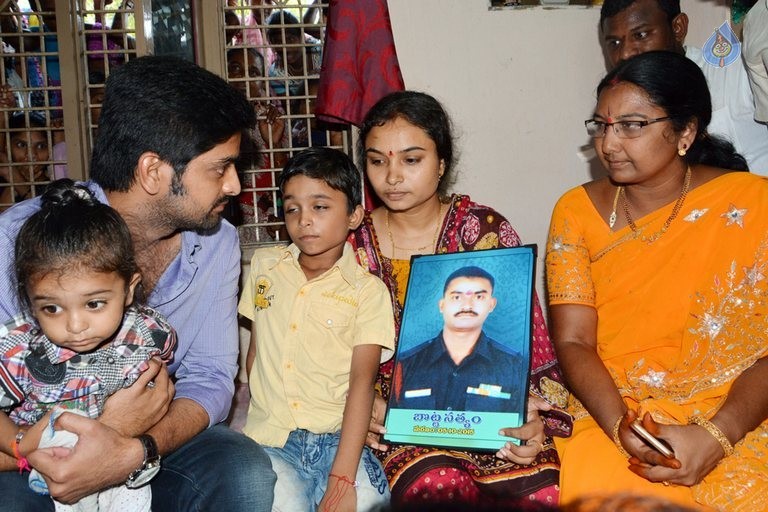 Naga Shourya Helps Family of Veera Javan - 3 / 4 photos