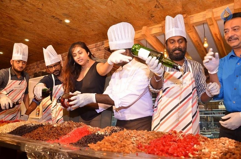 Namitha at Bobby Bistro Christmas Cake Mixing - 11 / 42 photos