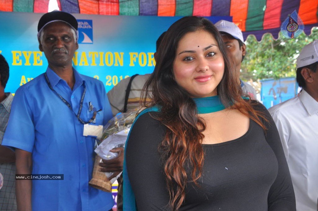 Namitha at Eye Donation Campaign - 19 / 44 photos