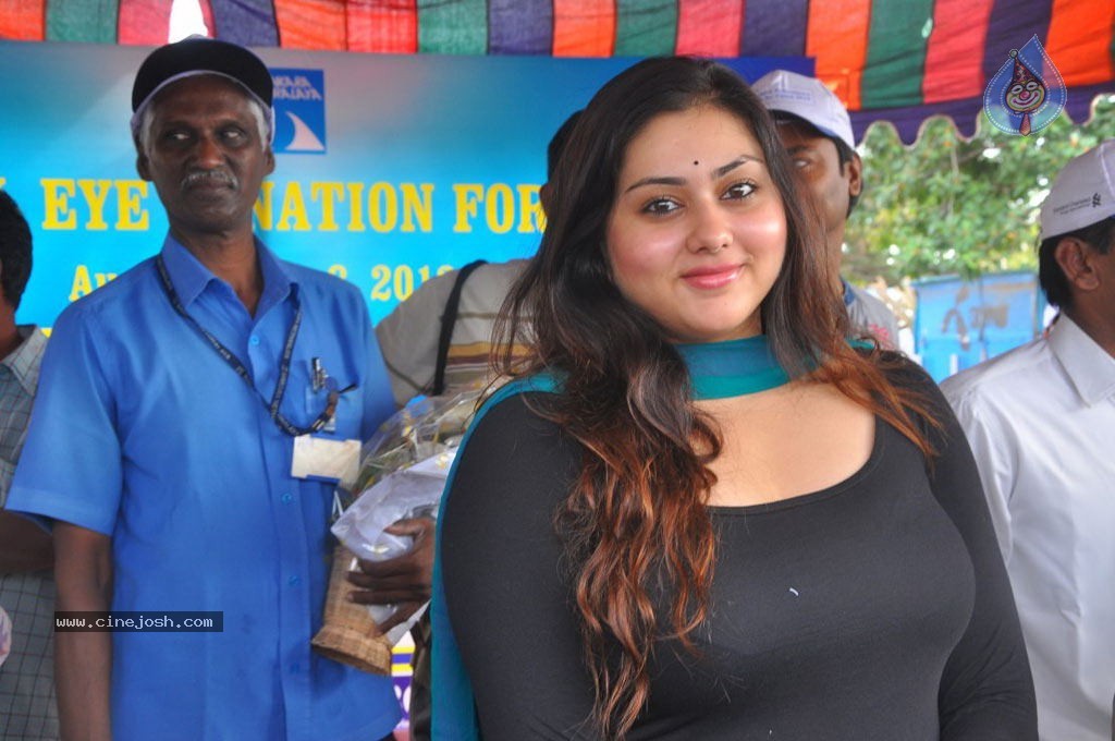 Namitha at Eye Donation Campaign - 19 / 44 photos