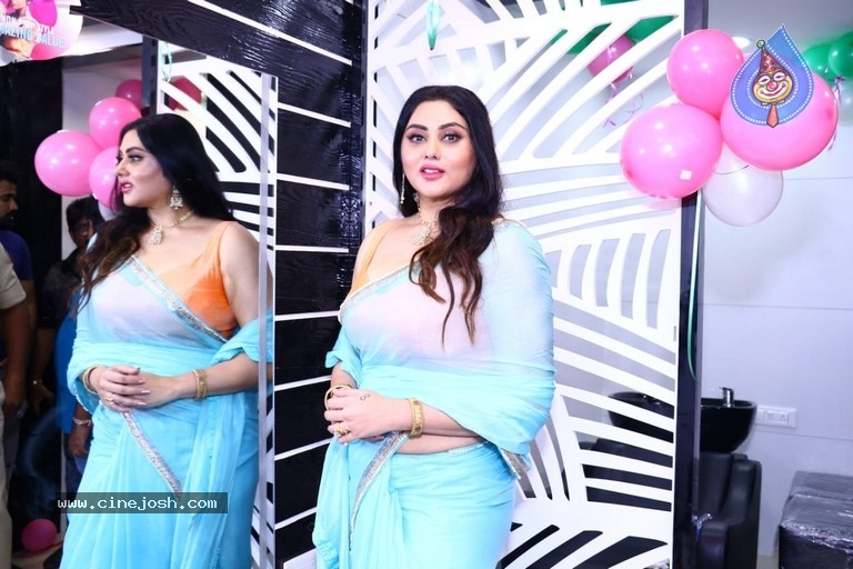 Namitha Launches Green Trends Salon - 17 / 17 photos
