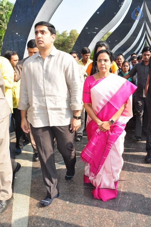 Nandamuri Family at NTR Ghat - 35 / 148 photos