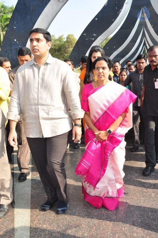 Nandamuri Family at NTR Ghat - 48 / 148 photos