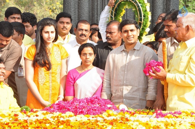 Nandamuri Family at NTR Ghat - 68 / 148 photos