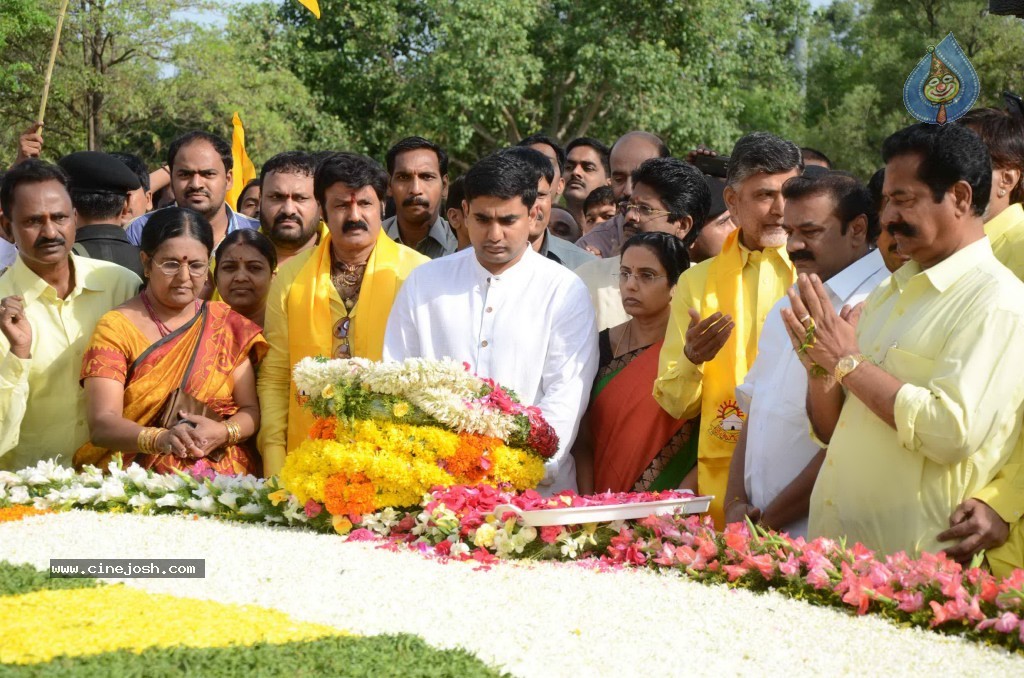 Nandamuri Family at NTR Ghat - 54 / 141 photos