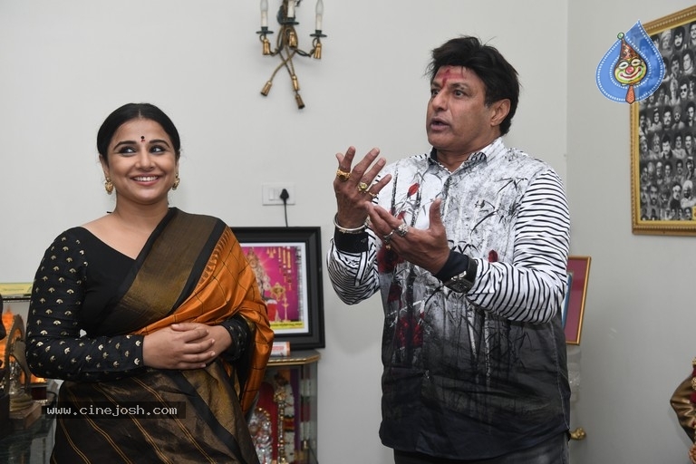 Nandamuri Family Welcomes Vidya Balan - 1 / 4 photos