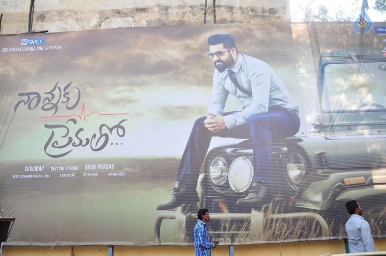 Nannaku Prematho Theater Coverage - 84 / 97 photos