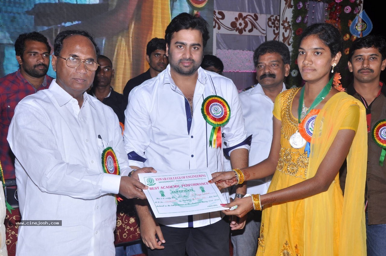 Nara Rohit at Eswar College Anniversary Event - 9 / 128 photos