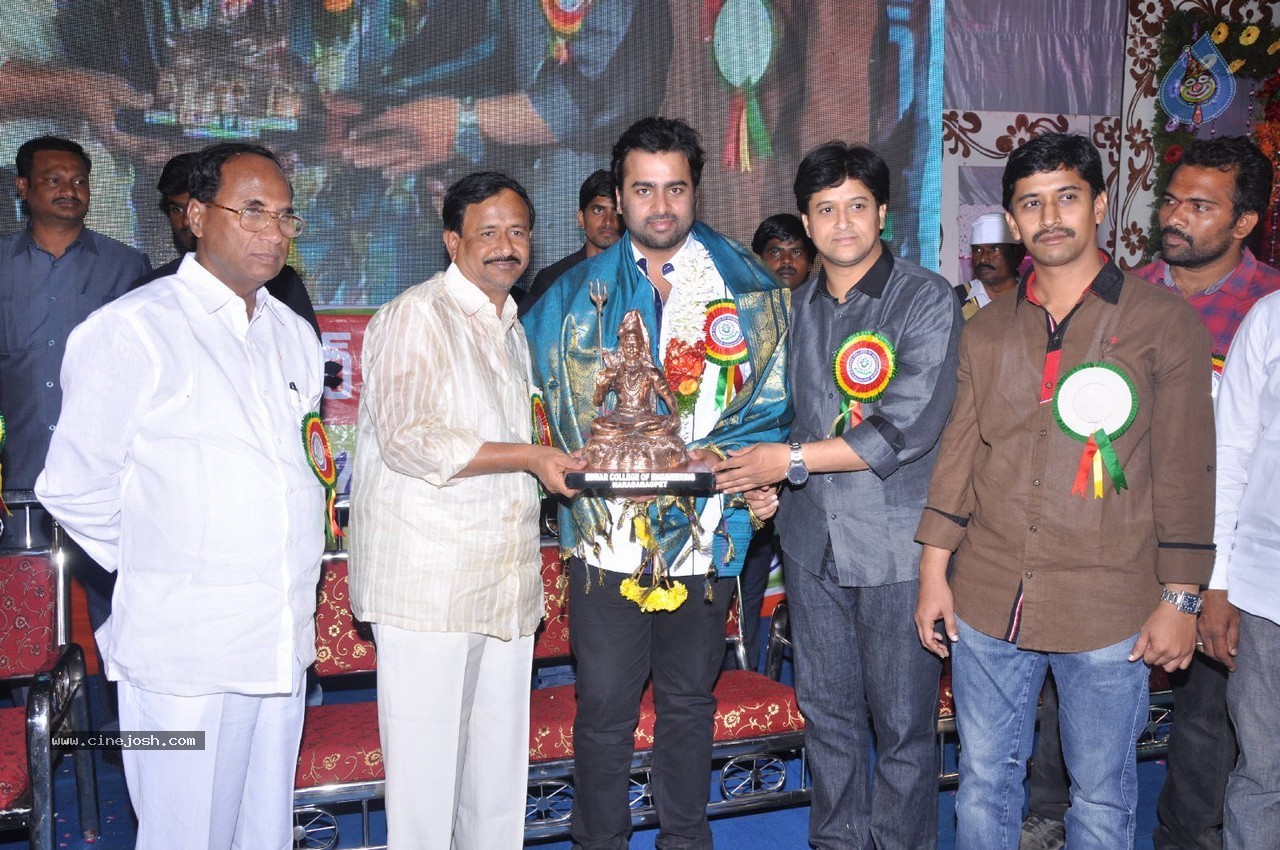 Nara Rohit at Eswar College Anniversary Event - 13 / 128 photos