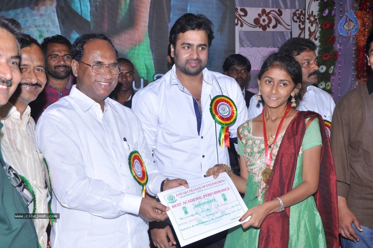 Nara Rohit at Eswar College Anniversary Event - 14 / 128 photos