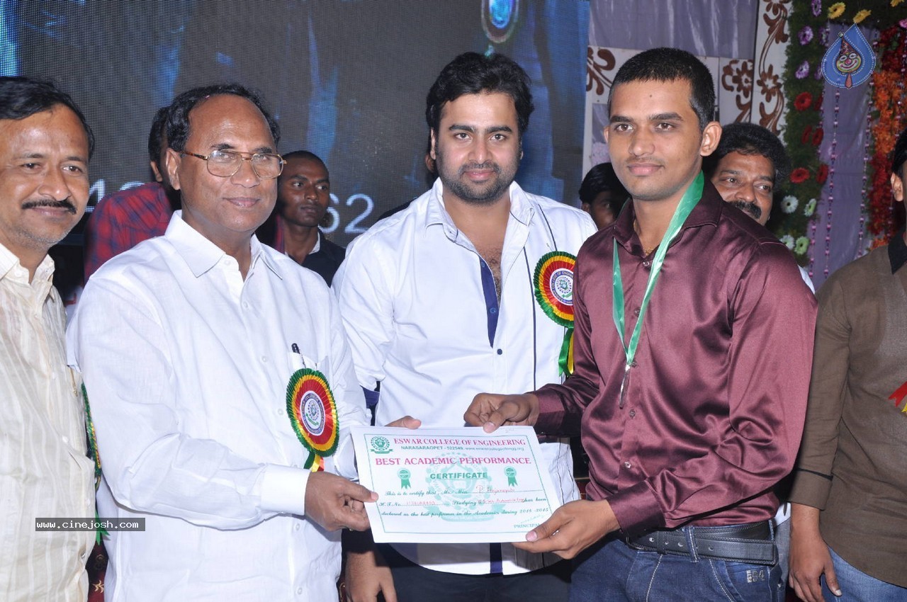 Nara Rohit at Eswar College Anniversary Event - 36 / 128 photos