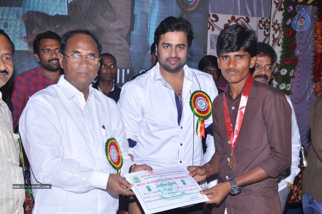 Nara Rohit at Eswar College Anniversary Event - 41 / 128 photos