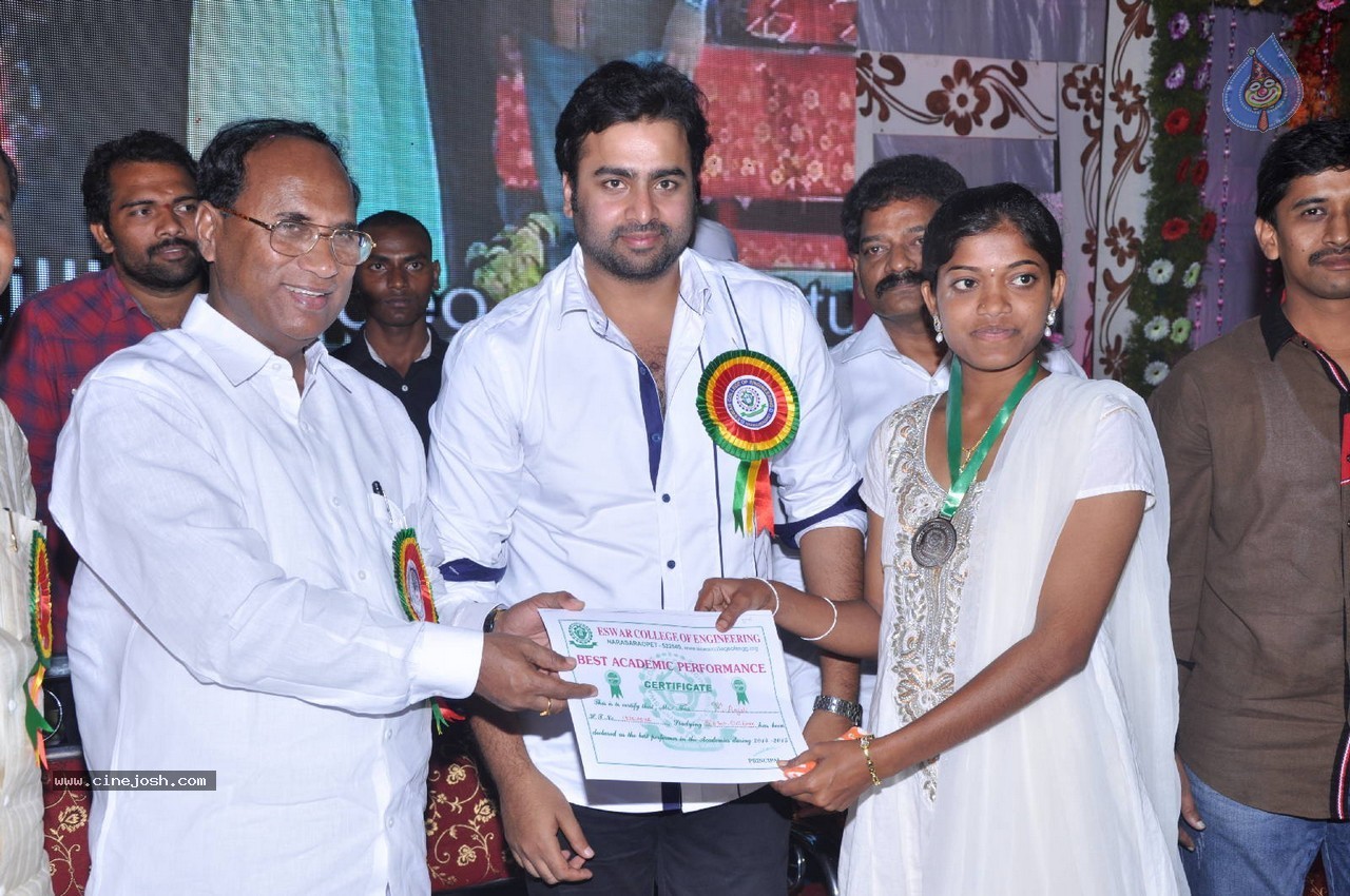 Nara Rohit at Eswar College Anniversary Event - 84 / 128 photos