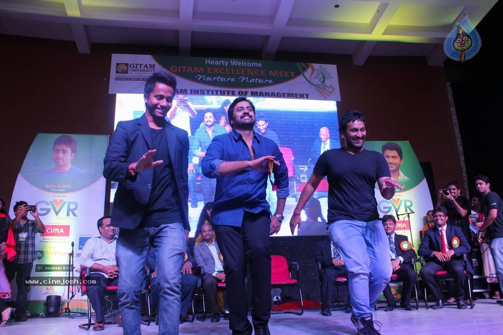 Nara Rohit at Gitam Excellence Meet - 45 / 49 photos