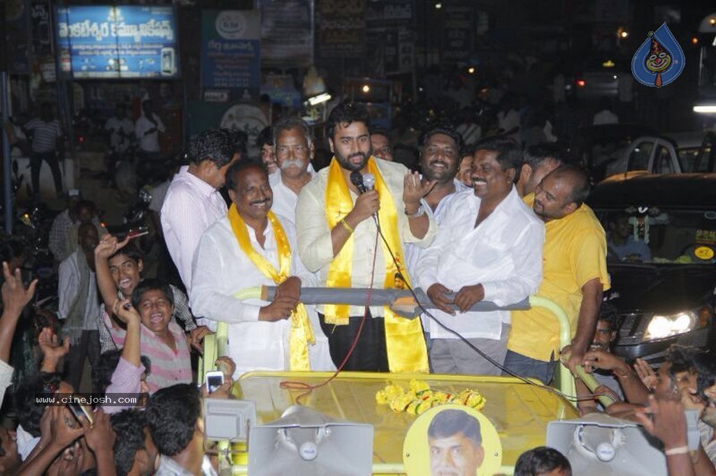 Nara Rohith Campaigns for TDP - 9 / 22 photos