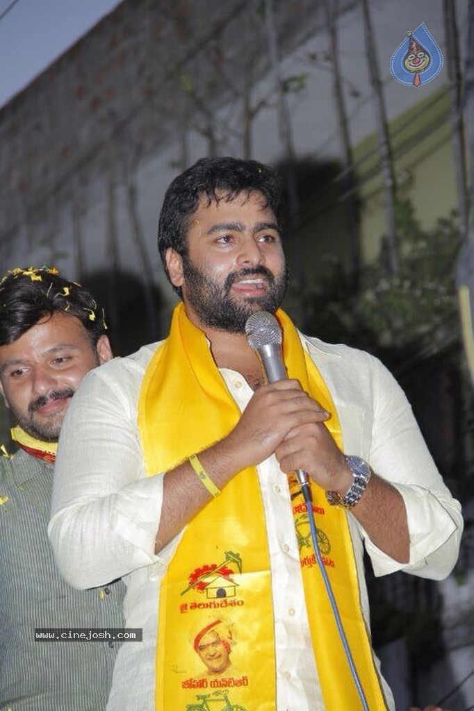 Nara Rohith Campaigns for TDP - 10 / 22 photos