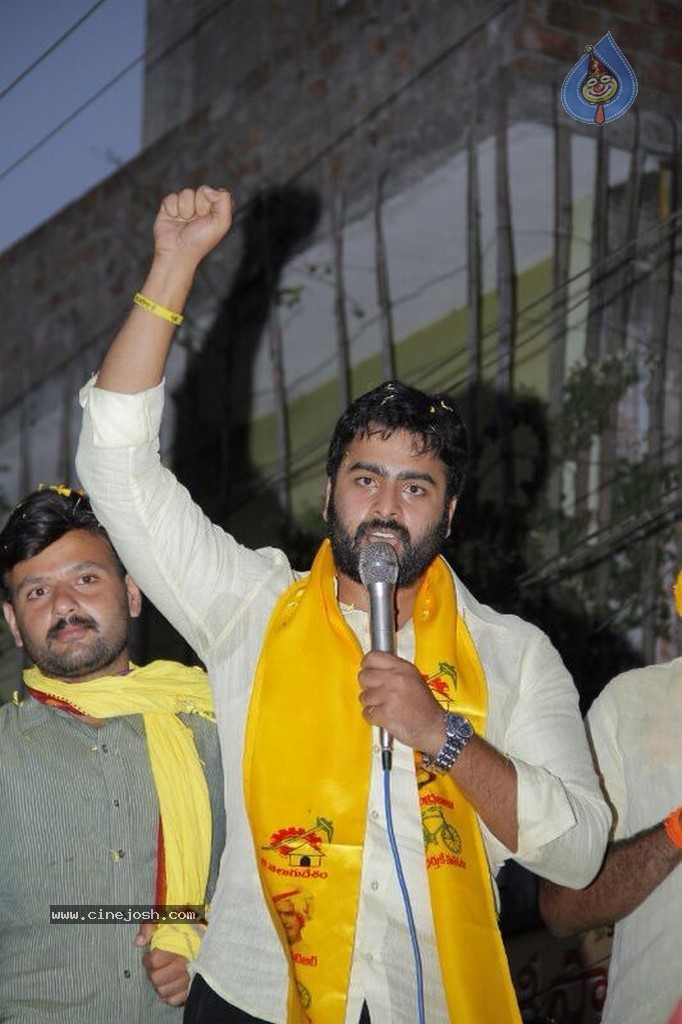 Nara Rohith Campaigns for TDP - 11 / 22 photos