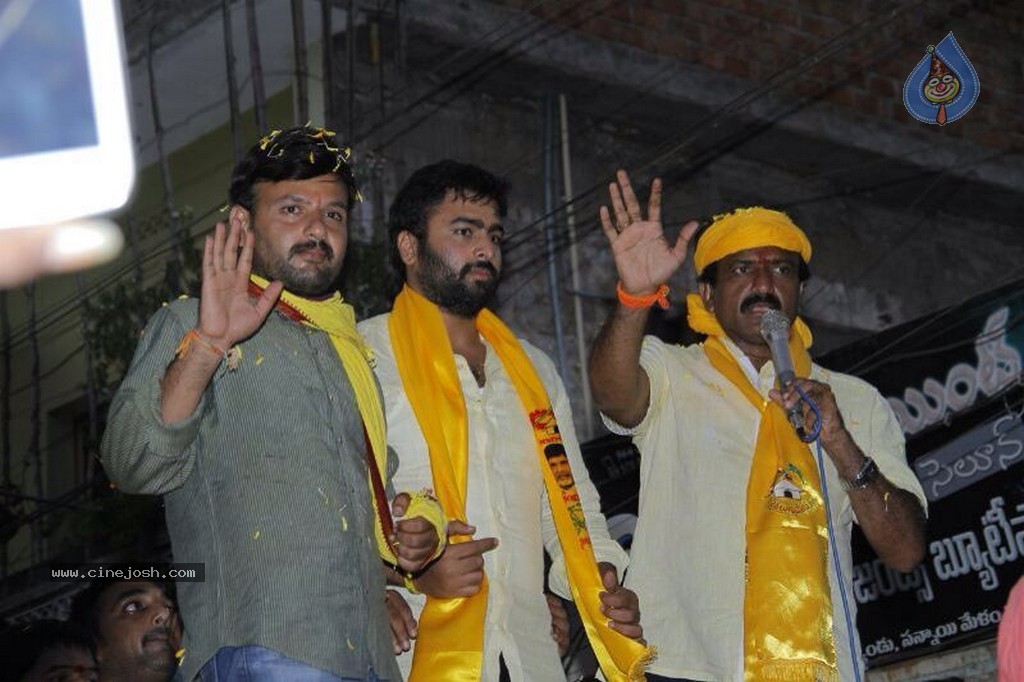 Nara Rohith Campaigns for TDP - 17 / 22 photos