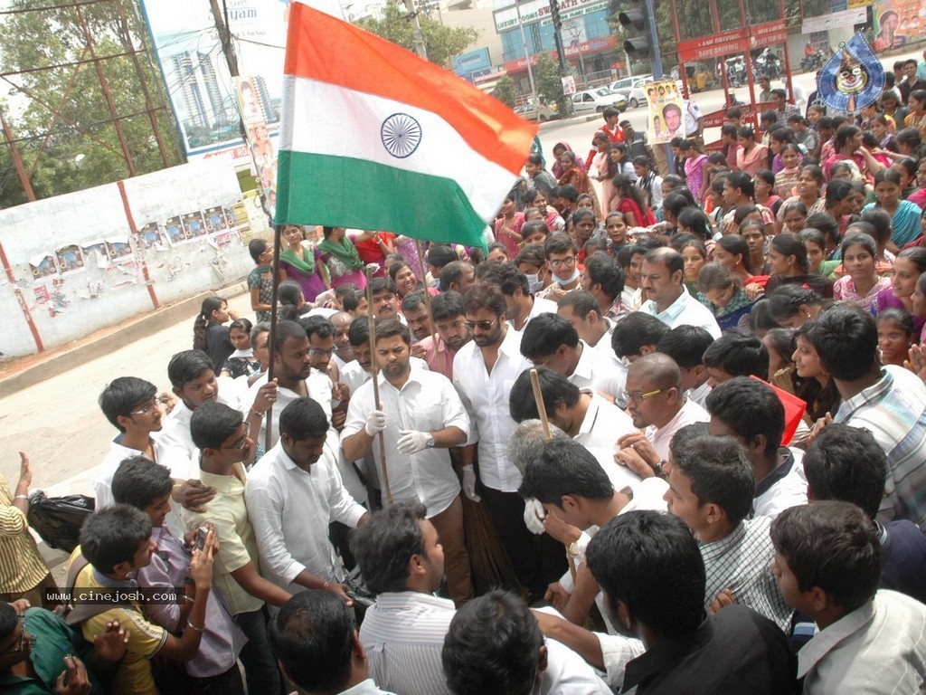 Nara Rohith Participates in Swachh Bharat - 1 / 100 photos