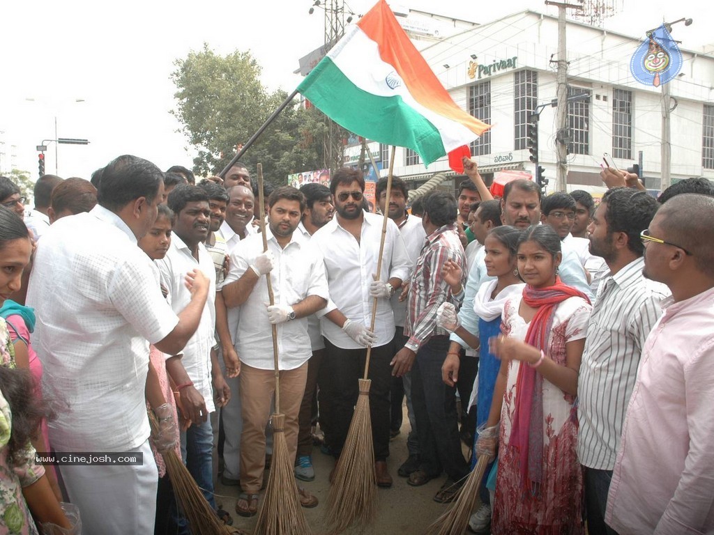 Nara Rohith Participates in Swachh Bharat - 3 / 100 photos