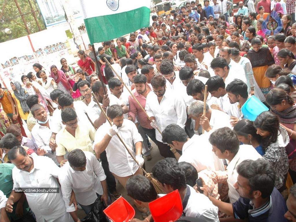 Nara Rohith Participates in Swachh Bharat - 28 / 100 photos