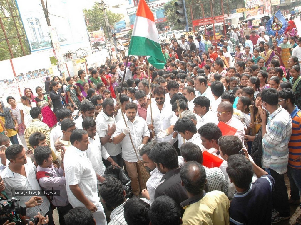 Nara Rohith Participates in Swachh Bharat - 31 / 100 photos