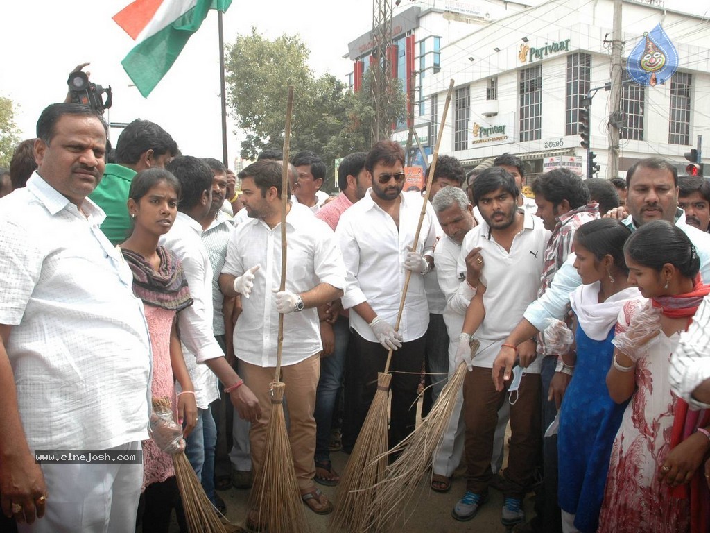 Nara Rohith Participates in Swachh Bharat - 39 / 100 photos