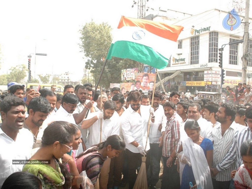 Nara Rohith Participates in Swachh Bharat - 46 / 100 photos