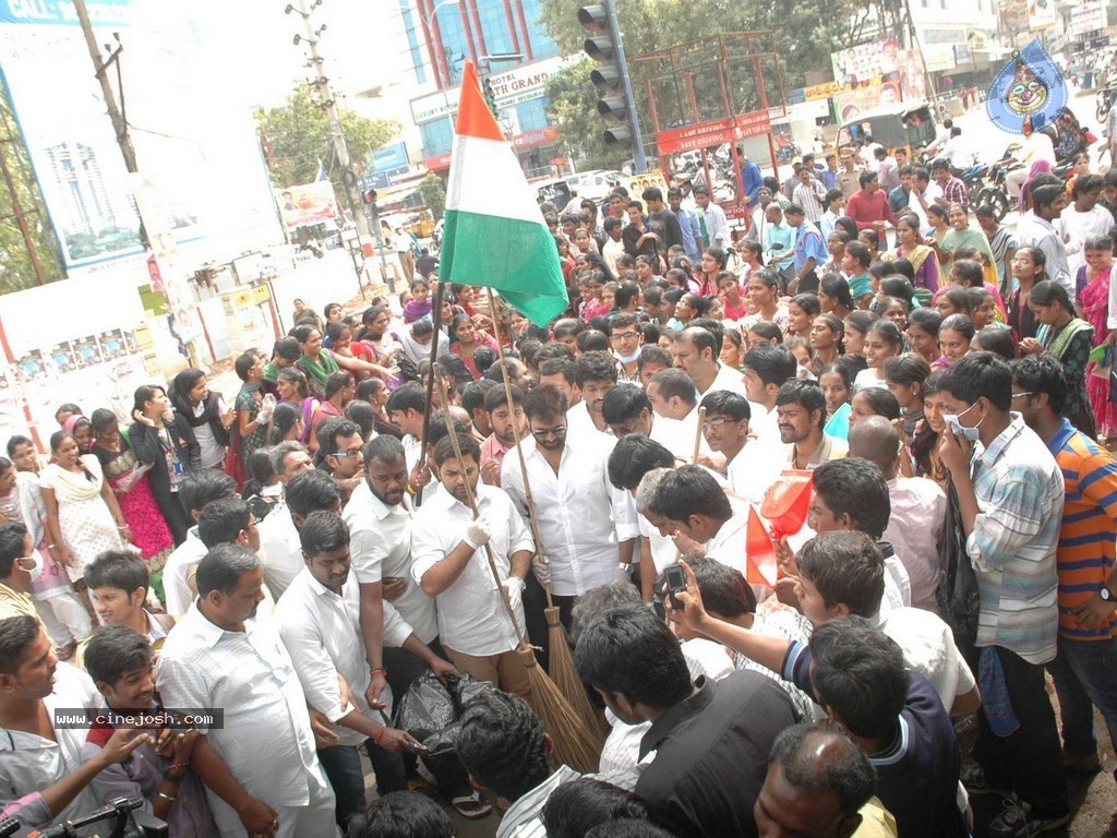 Nara Rohith Participates in Swachh Bharat - 56 / 100 photos