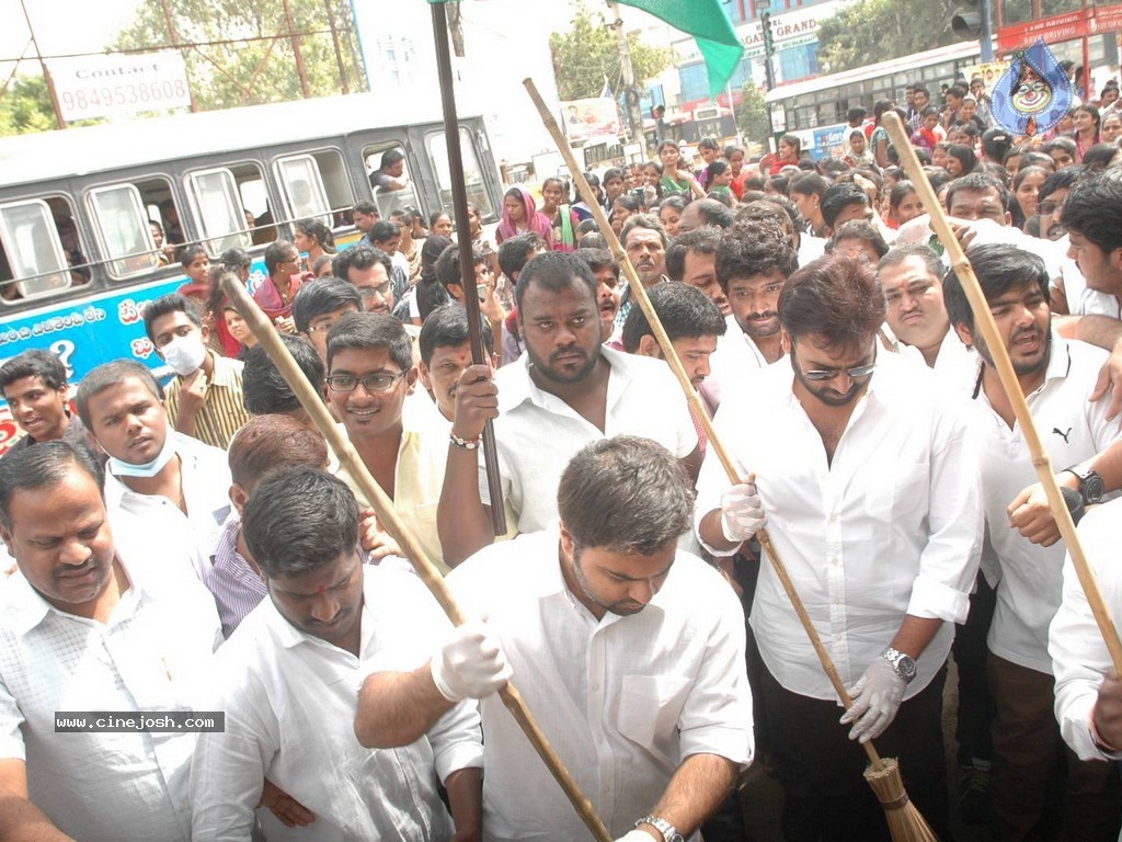 Nara Rohith Participates in Swachh Bharat - 64 / 100 photos