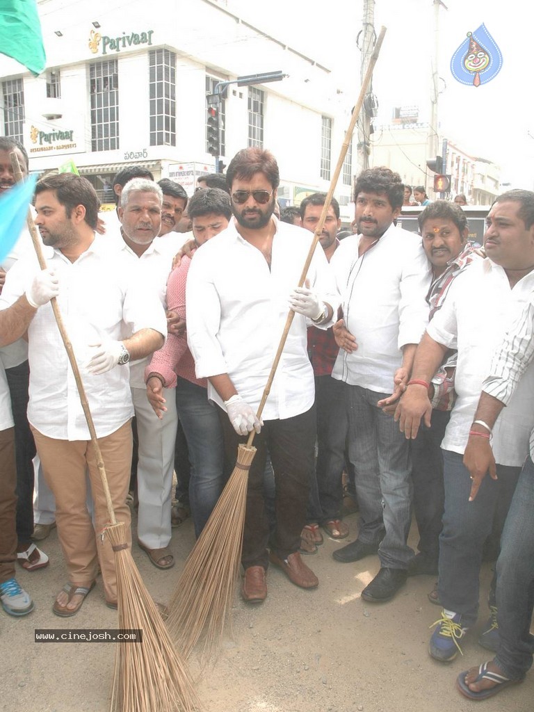 Nara Rohith Participates in Swachh Bharat - 70 / 100 photos