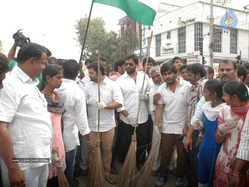 Nara Rohith Participates in Swachh Bharat - 80 / 100 photos