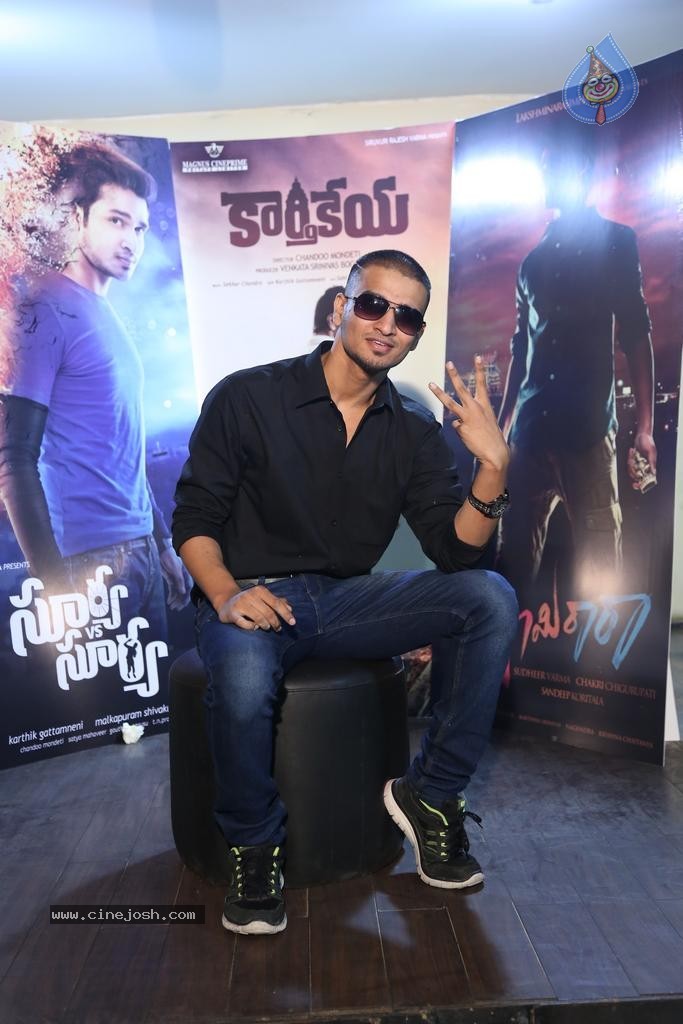 Nikhil Hattrick Movies Success Press Meet - 79 / 152 photos