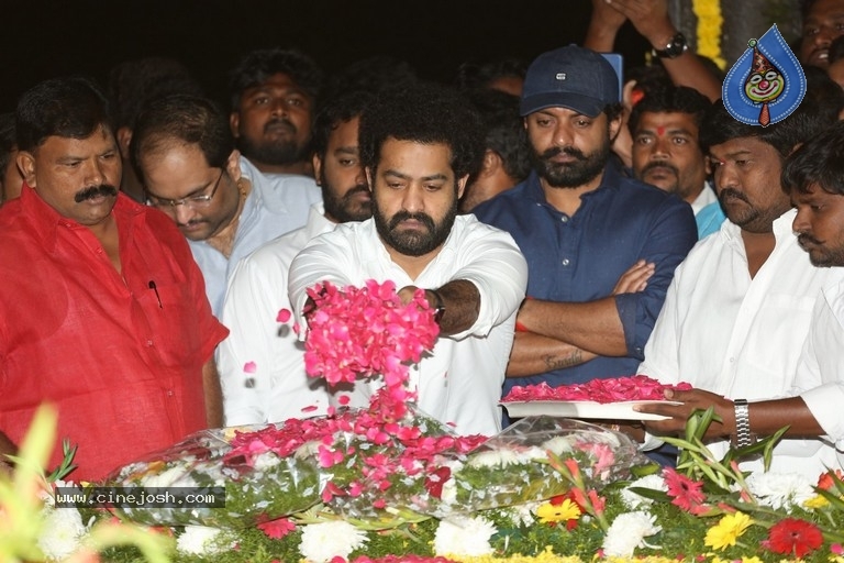 NTR and Kalyan Ram visit NTR Ghat on NTR Death Anniversary - 41 / 42 photos