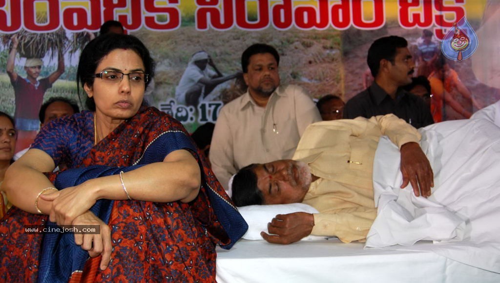 NTR and Political Leaders at Chandrababu Indefinite Fast - 61 / 74 photos