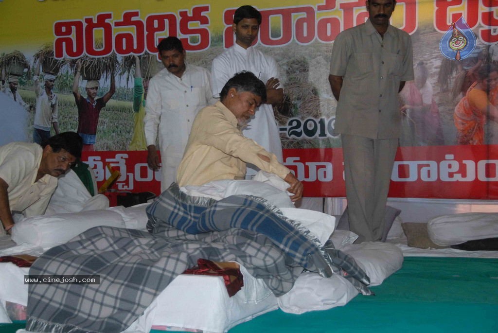 NTR and Political Leaders at Chandrababu Indefinite Fast - 63 / 74 photos