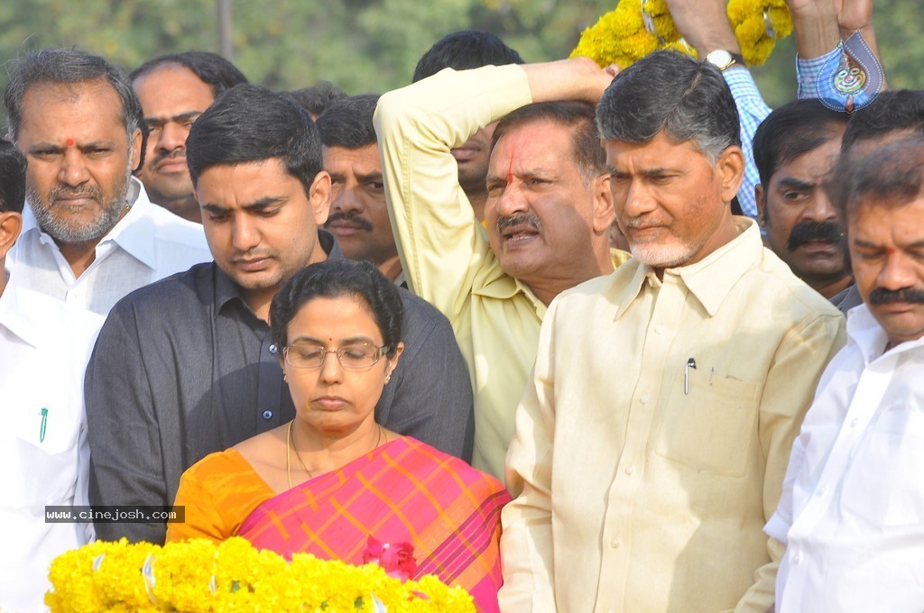 NTR Family Members at NTR Ghat - 27 / 238 photos