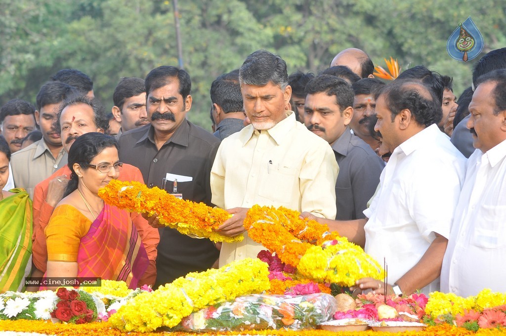 NTR Family Members at NTR Ghat - 36 / 238 photos