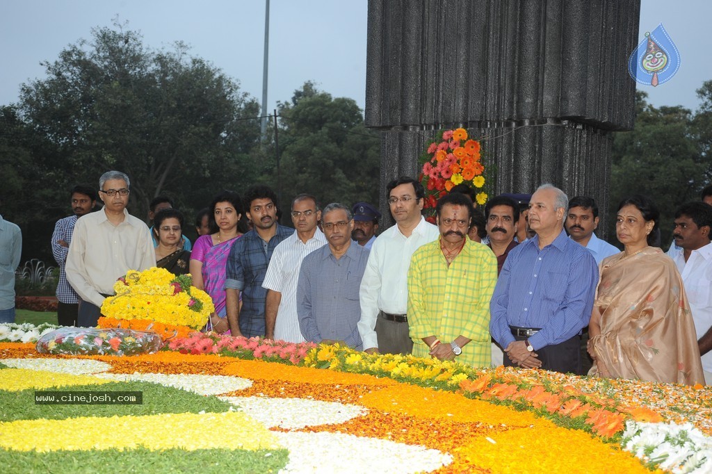 NTR Family Members at NTR Ghat - 37 / 238 photos