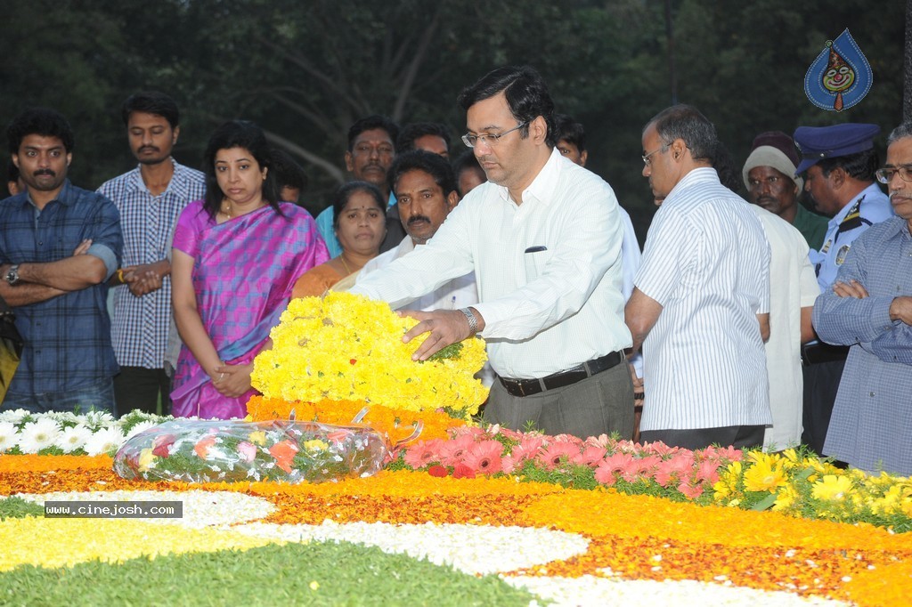 NTR Family Members at NTR Ghat - 59 / 238 photos