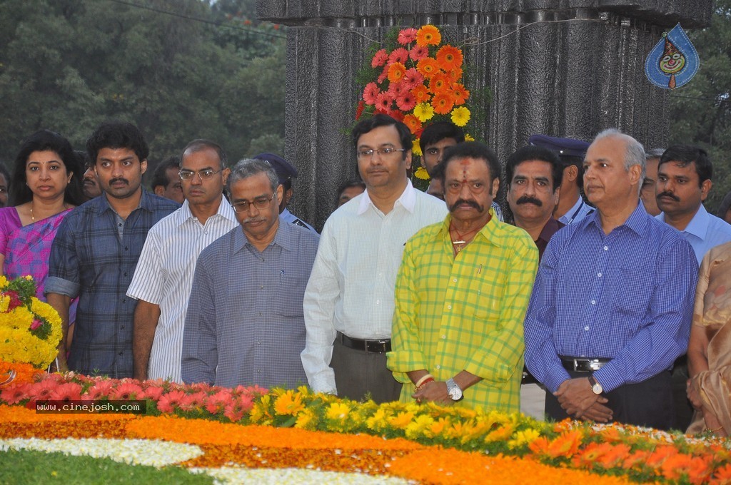 NTR Family Members at NTR Ghat - 62 / 238 photos