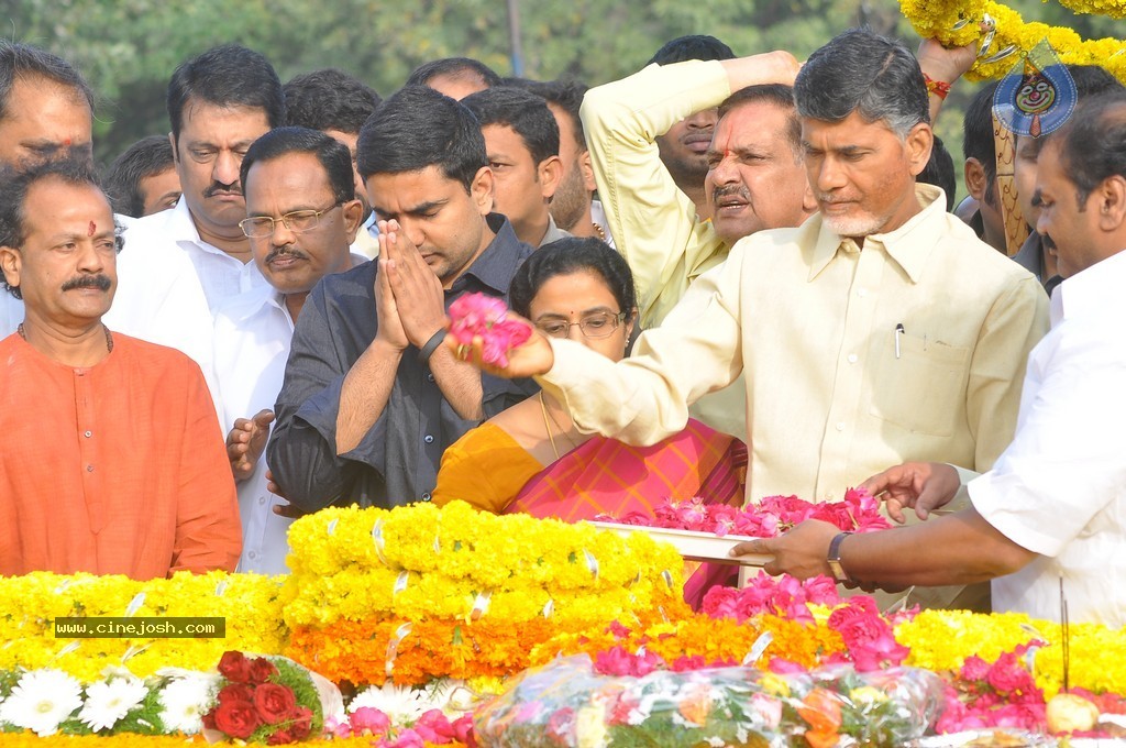 NTR Family Members at NTR Ghat - 67 / 238 photos