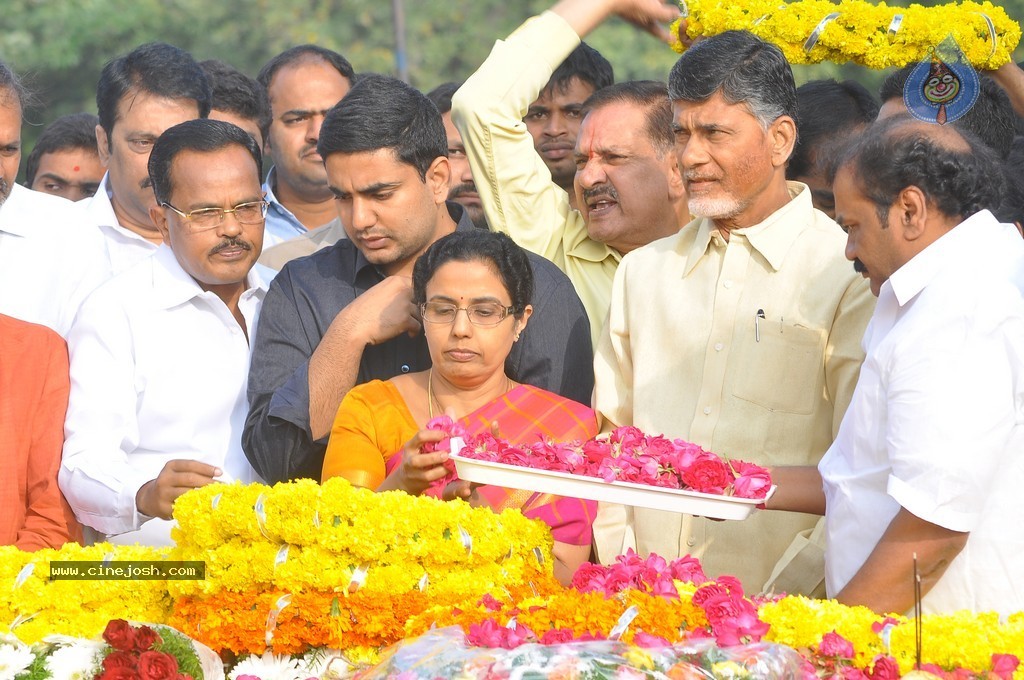 NTR Family Members at NTR Ghat - 72 / 238 photos