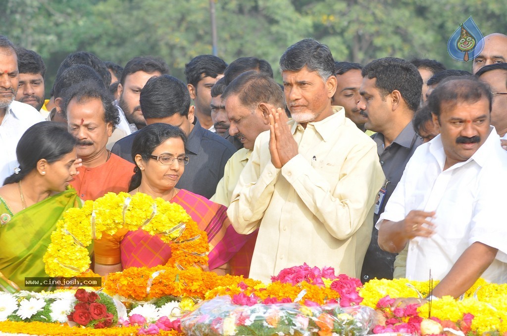 NTR Family Members at NTR Ghat - 110 / 238 photos