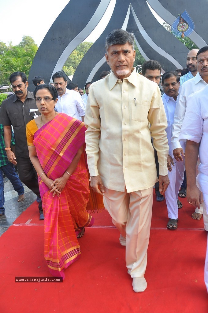 NTR Family Members at NTR Ghat - 121 / 238 photos