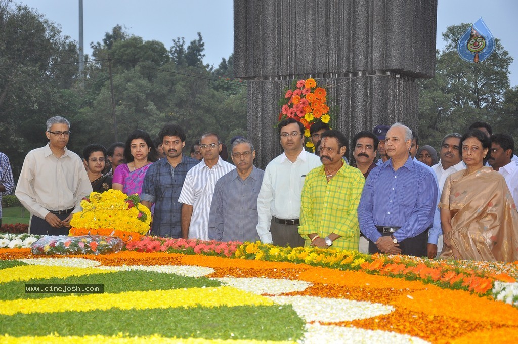 NTR Family Members at NTR Ghat - 131 / 238 photos