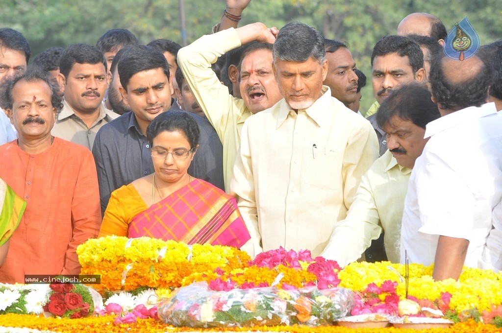 NTR Family Members at NTR Ghat - 132 / 238 photos