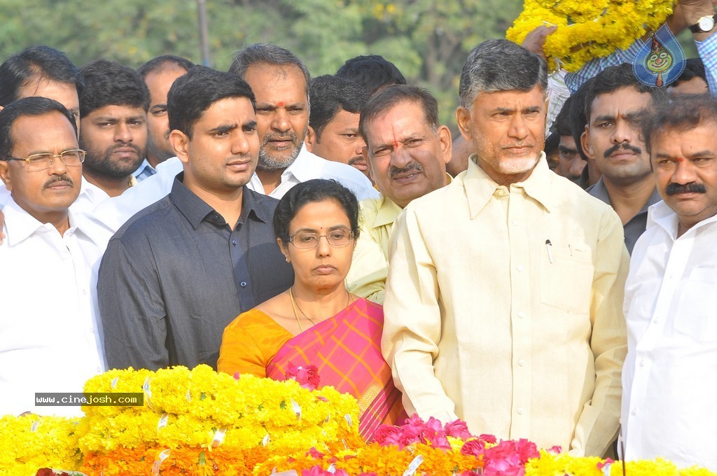 NTR Family Members at NTR Ghat - 140 / 238 photos