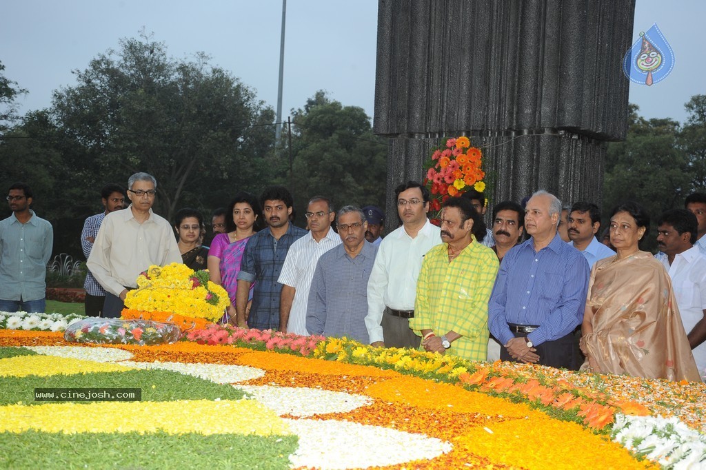 NTR Family Members at NTR Ghat - 166 / 238 photos