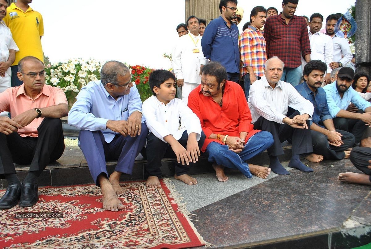 NTR Family Members at NTR Ghat - 68 / 151 photos